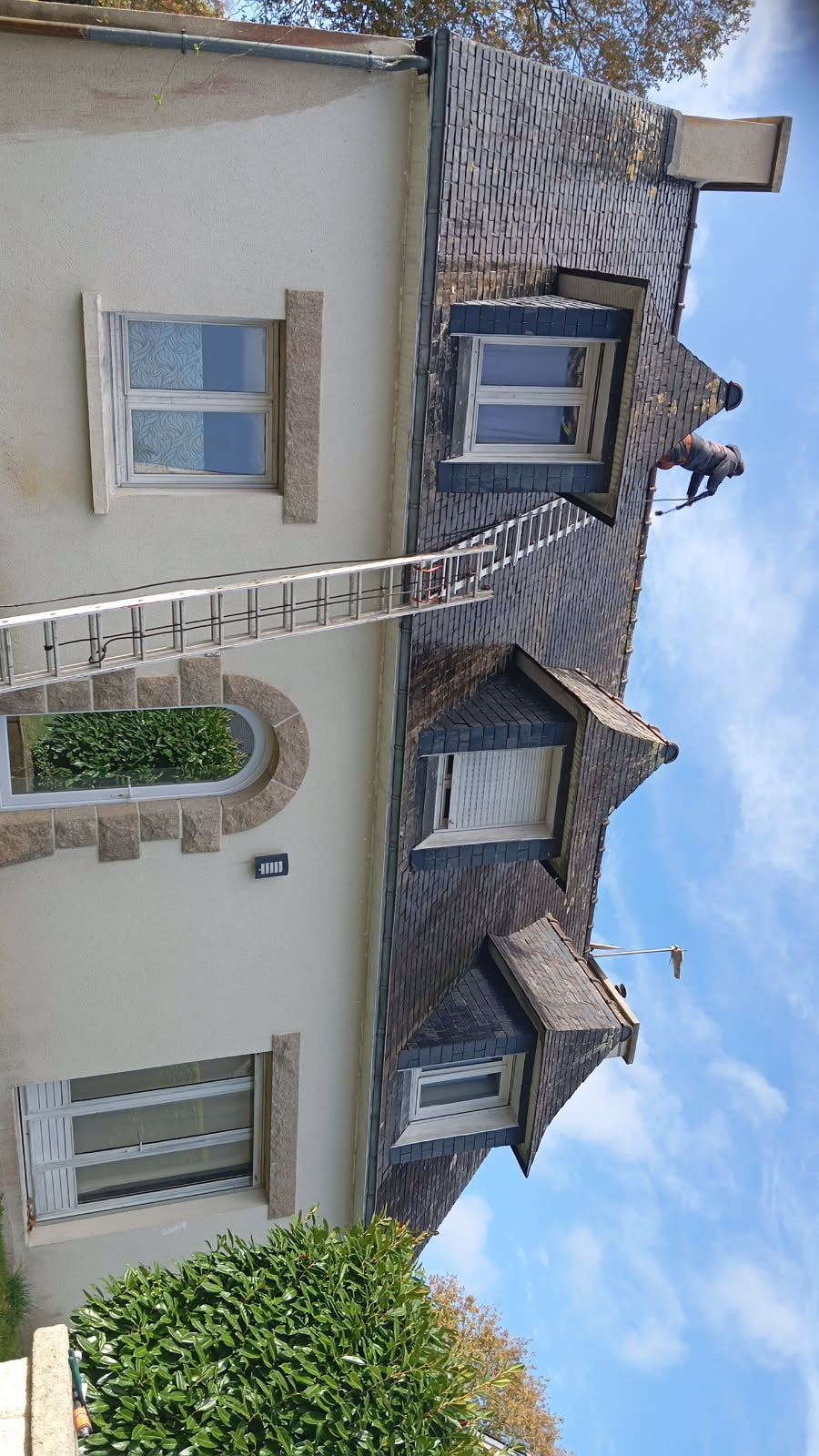 Nettoyage toiture - intervention